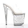 Pleaser - STARDUST802 Mules à talons - Chaussures de pole dance - Transparent Product image